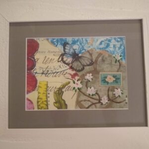 Magnolia Vintage Stamp Art (1967)